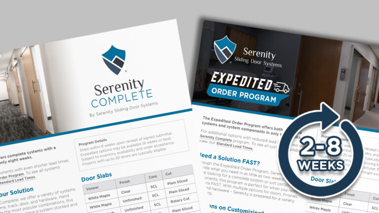Expedited 16-9 3 - Serenity Sliding Door Systems