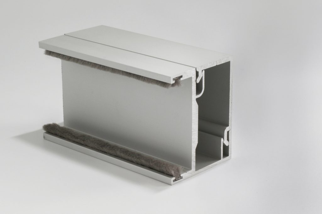 2 Receiving Channel with Cover_a - Serenity Sliding Door Systems