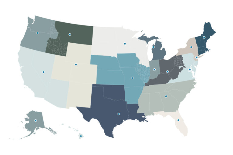Rep Map - Serenity Sliding Door Systems
