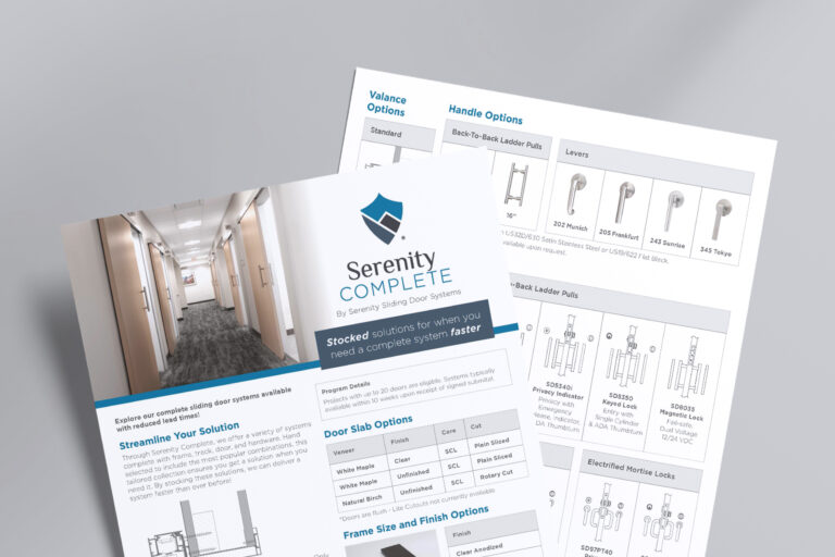 FI_Serenity Complete - Serenity Sliding Door Systems