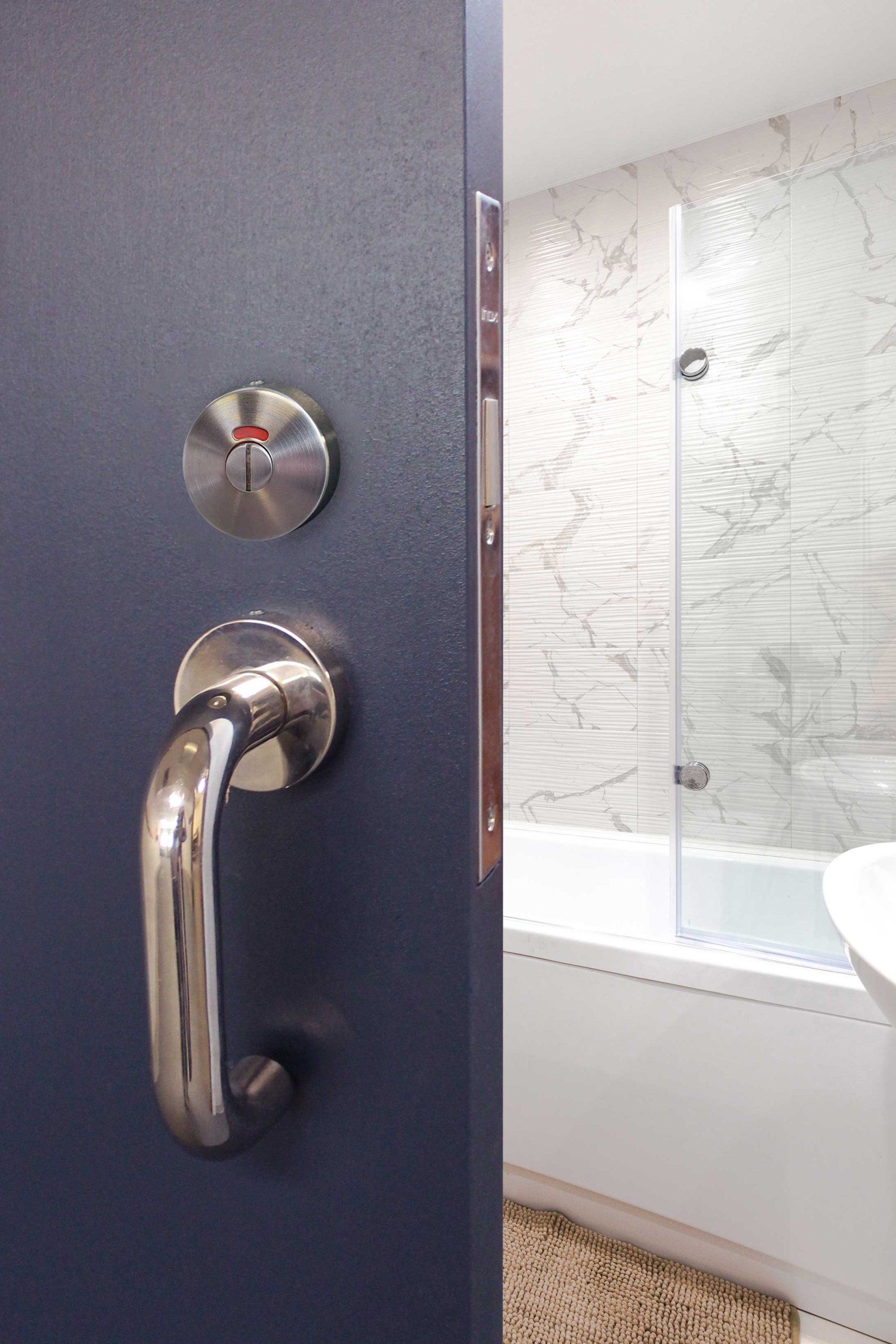 Bathroom-Lock - Serenity Sliding Door Systems